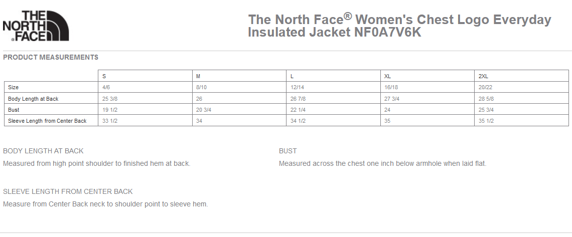 The North Face ® Women's Chest Logo Everyday Insulated Jacket (NF0A7V6K-TECAN)