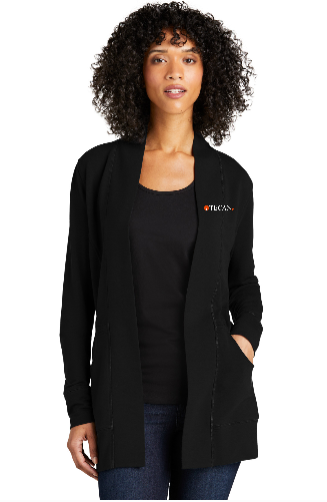 Port Authority® Women's Microterry Cardigan (LK825-TECAN)