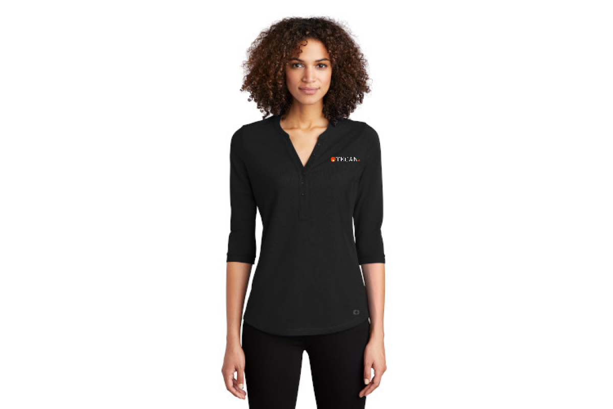 OGIO ® Ladies Jewel Henley (LOG104-TECAN)