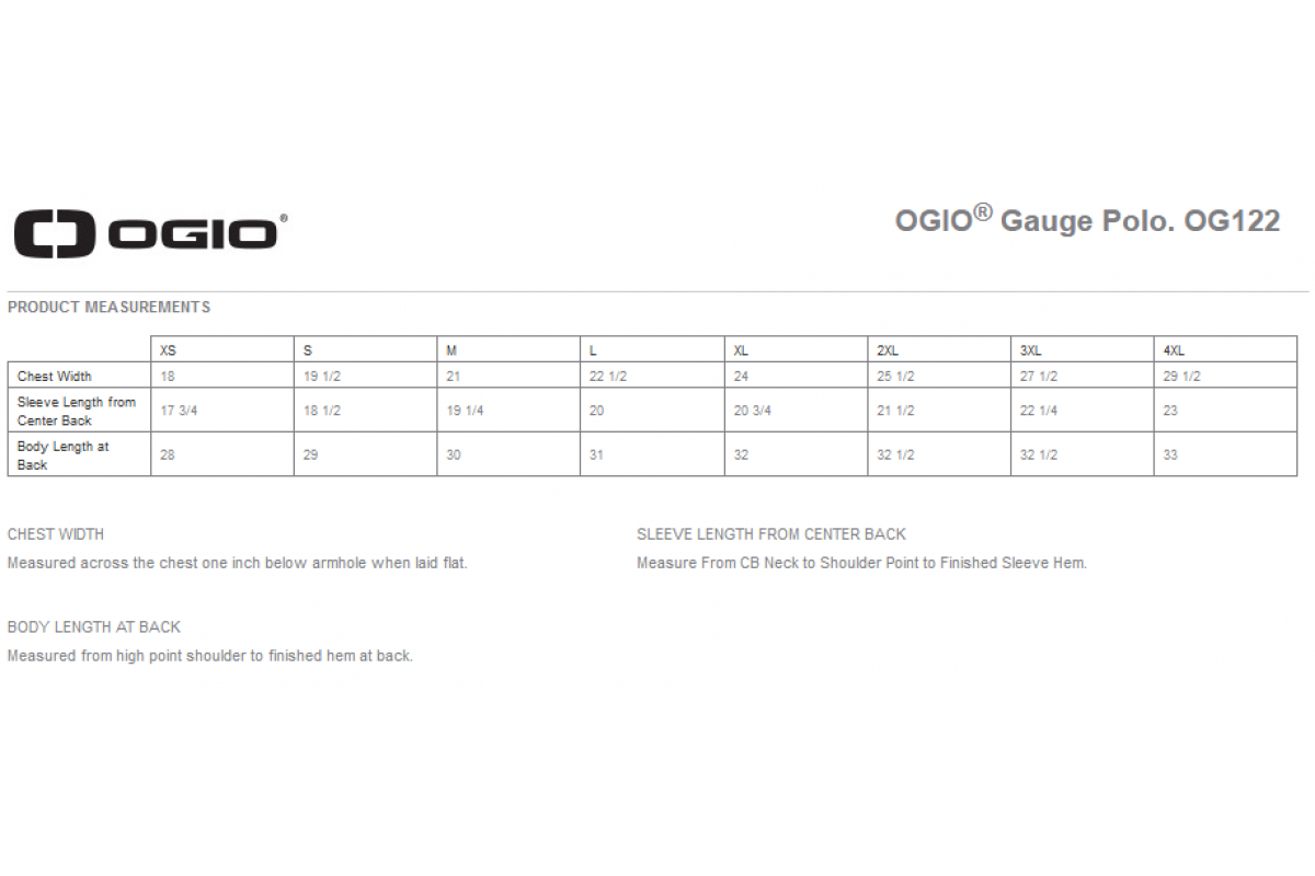 OGIO® Gauge Polo (OG122-TECAN)