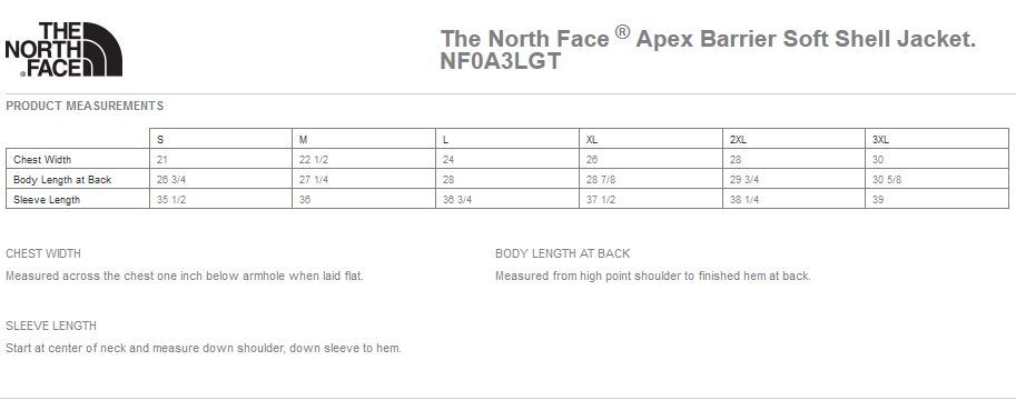 The North Face® Apex Barrier Soft Shell Jacket ( NF0A3LGT- Tecan)