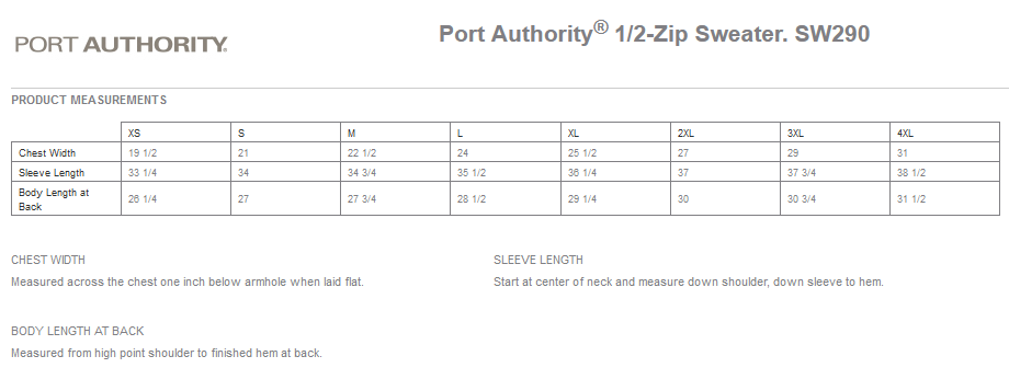 Port Authority® 1/2-Zip Sweater (SW2900-Tecan)