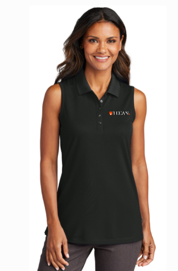 Port Authority® Women's Dry Zone® UV Micro-Mesh Sleeveless Polo(LK110SV-TECAN)