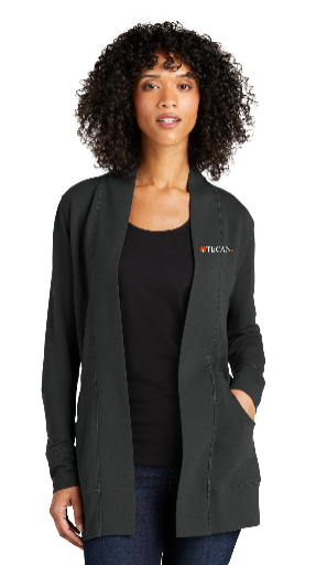 Port Authority® Women's Microterry Cardigan (LK825-TECAN)
