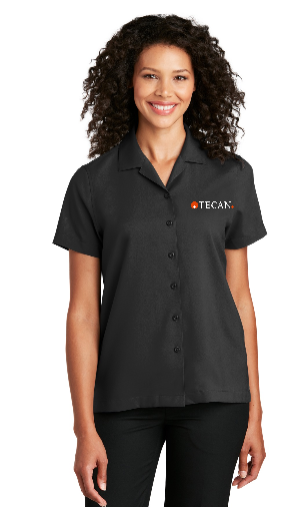 Port Authority® Women's Short Sleeve Performance Staff Shirt(LW400-TECAN)