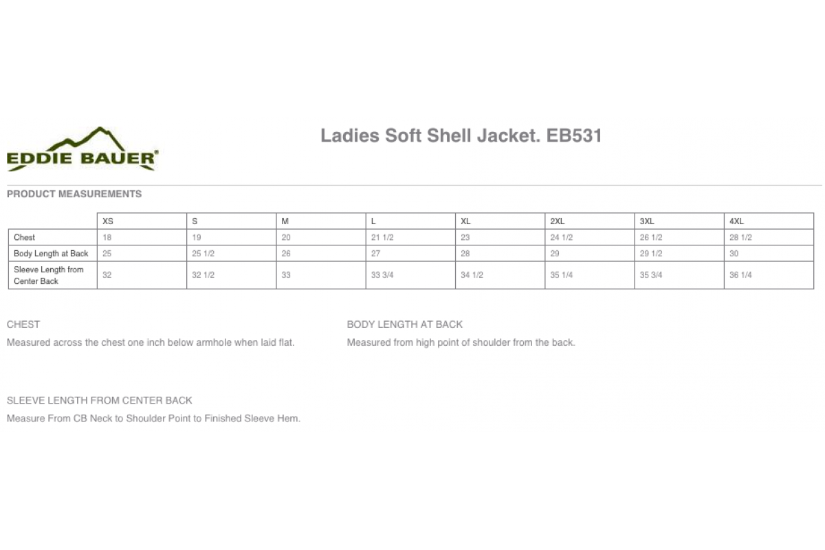 Eddie Bauer® Ladies Soft Shell Jacket (EB531-TECAN)