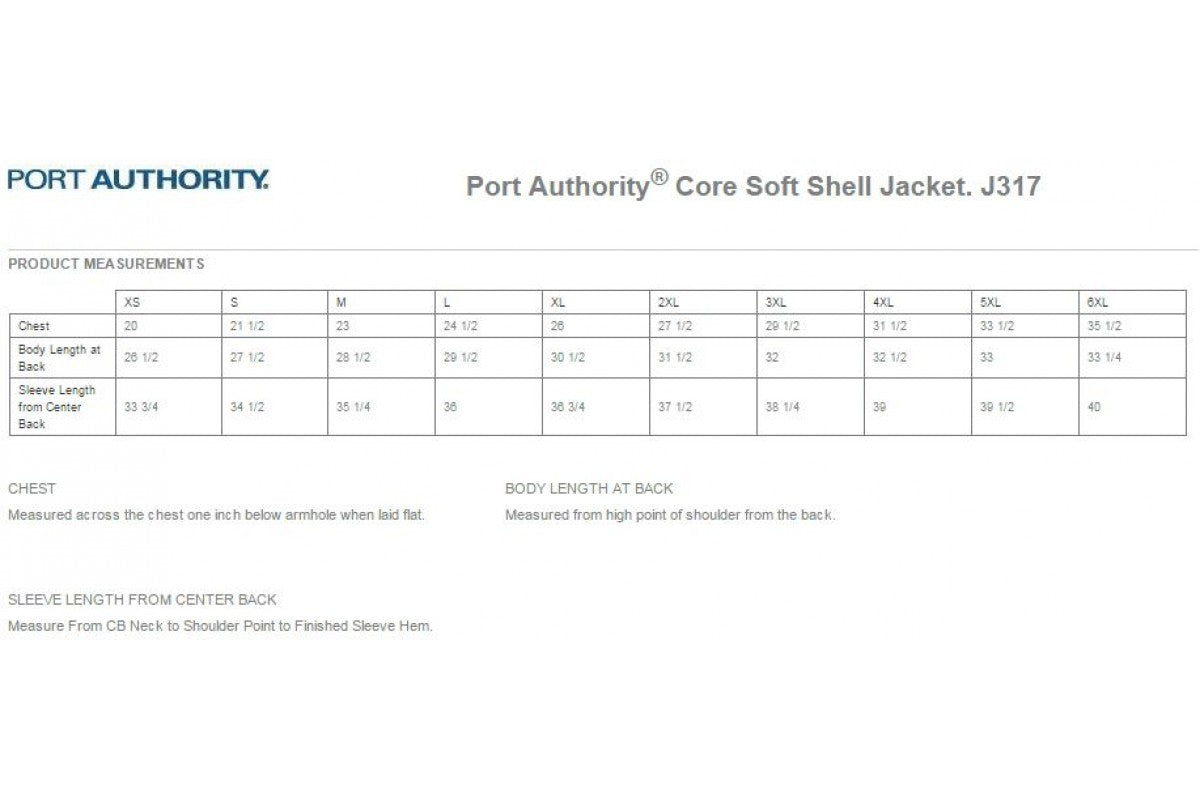 Port Authority Core Soft Shell Jackets (J317-TECAN)