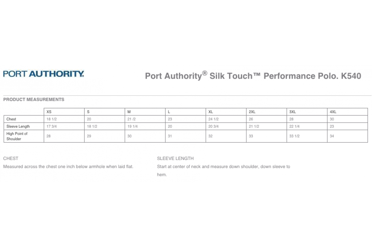 Port Authority Silk Touch Performance Polo Shirt (K540-TECAN)