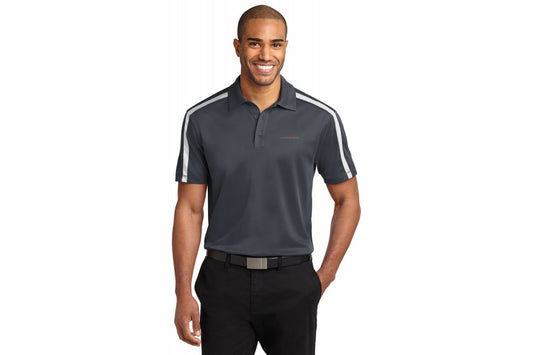 Port Authority® Silk Touch™ Performance Colorblock Stripe Polo (K547-TECAN)