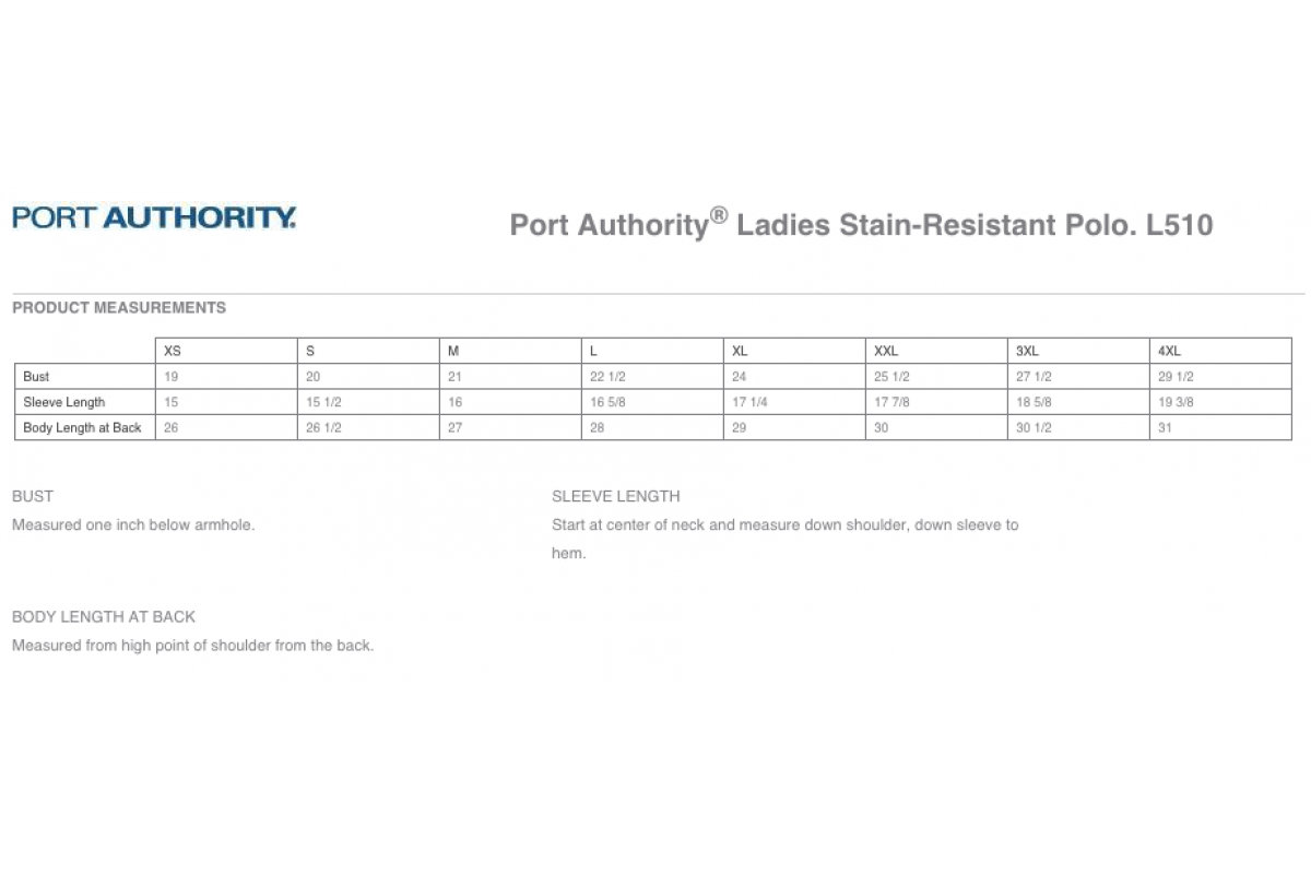 Port Authority® Ladies Stain-Resistant Polo (L510-TECAN)