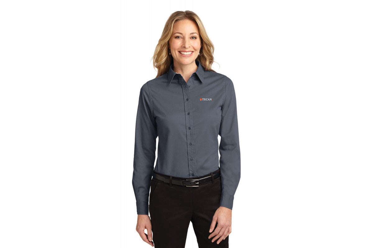 Port Authority® Ladies Long Sleeve Easy Care Shirt (L608-TECAN)