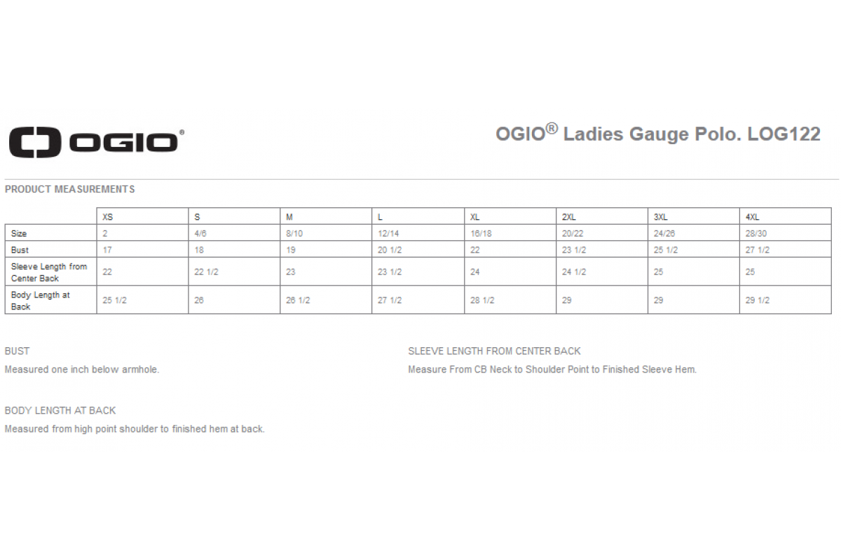 OGIO® Ladies Gauge Polo (LOG122-TECAN)