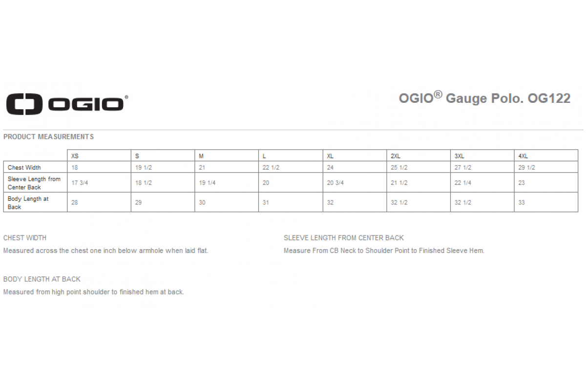 OGIO®  Gauge Polo (OG122-TECAN)