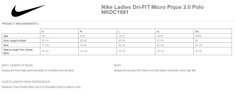 Nike Ladies Dri-FIT Micro Pique 2.0 Polo (NKDC1991-TECAN)